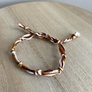 Mae Bracelet anklet trendy comfortable tie embroidery thread woven gift